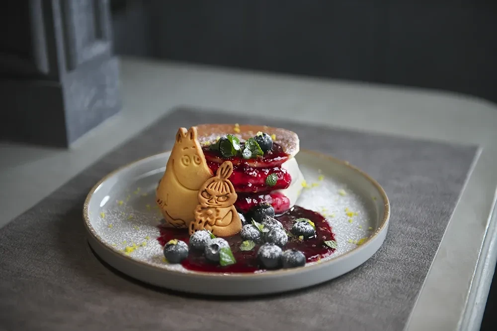 ムーミン谷のパンケーキ ベリーソース
