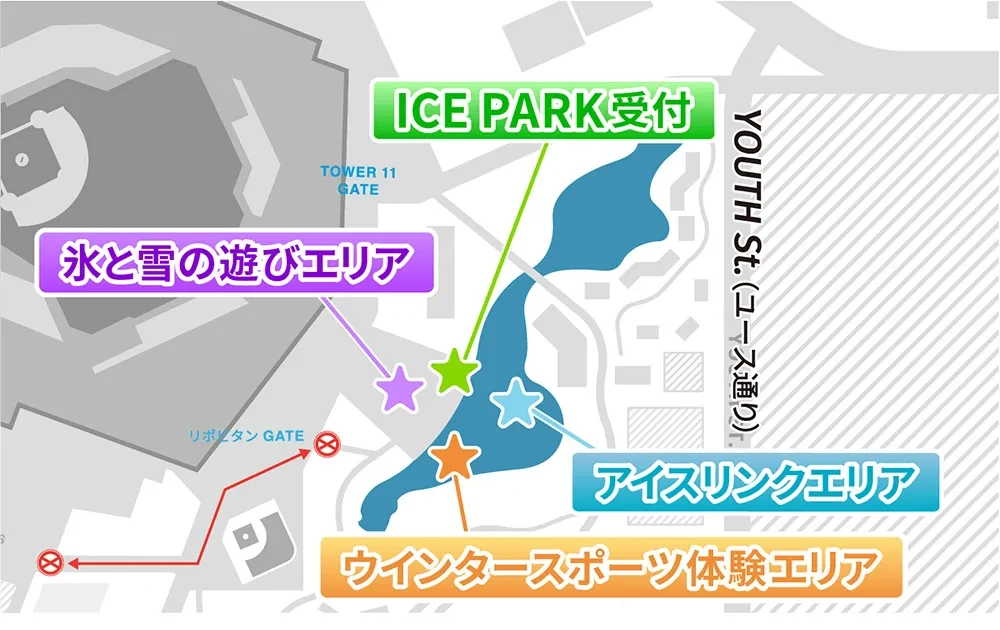 ICE PARK導線MAP