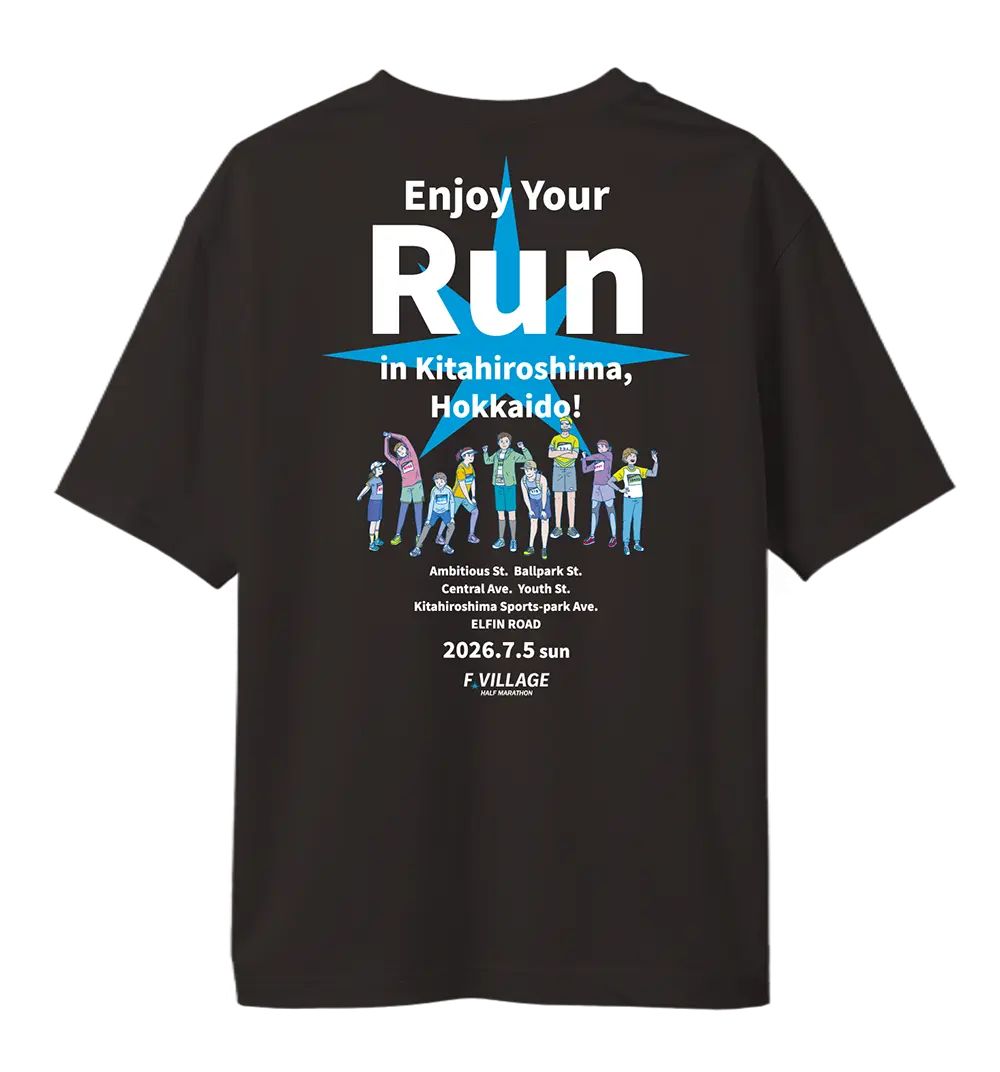 Fビレッジハーフマラソン2026オリジナルTシャツ