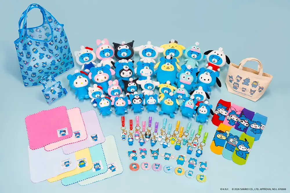 えふたん×サンリオキャラクターズ コラボグッズ7/10(金)発売
