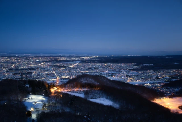 札幌藻岩山の夜景