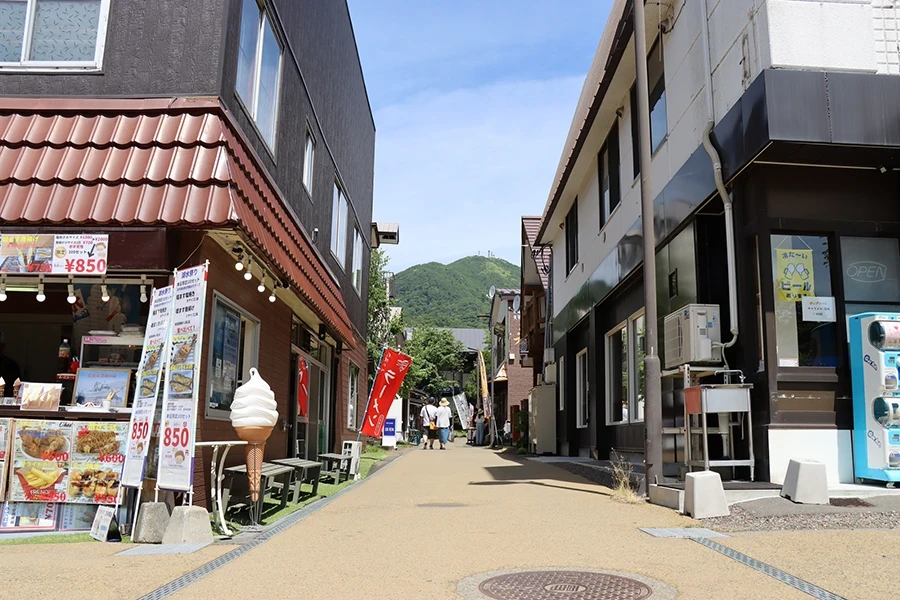 支笏湖温泉街