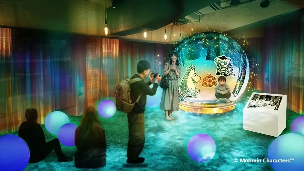 オーロラの下での出会い