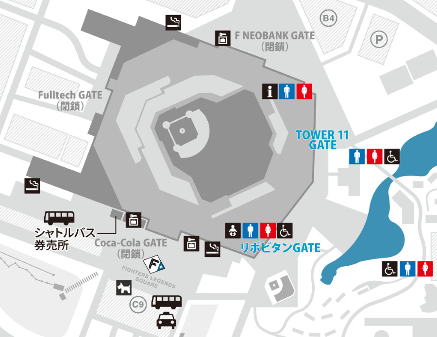 入場ゲート