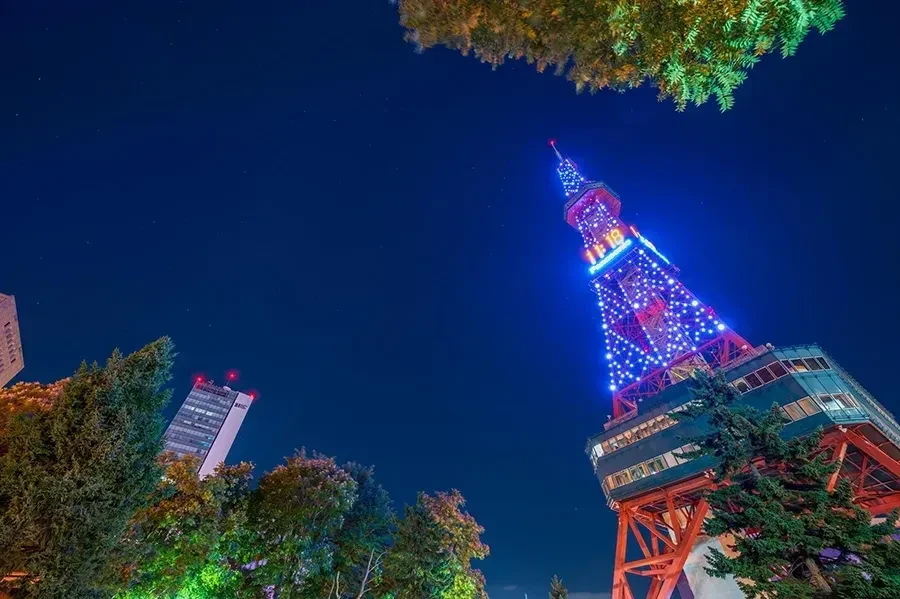 札幌テレビ塔の夜景