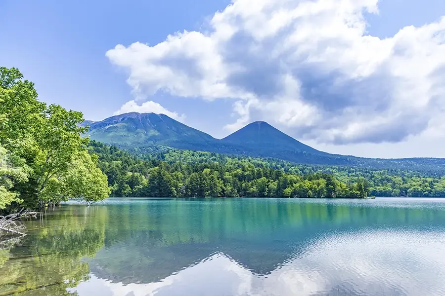静寂の湖オンネトー