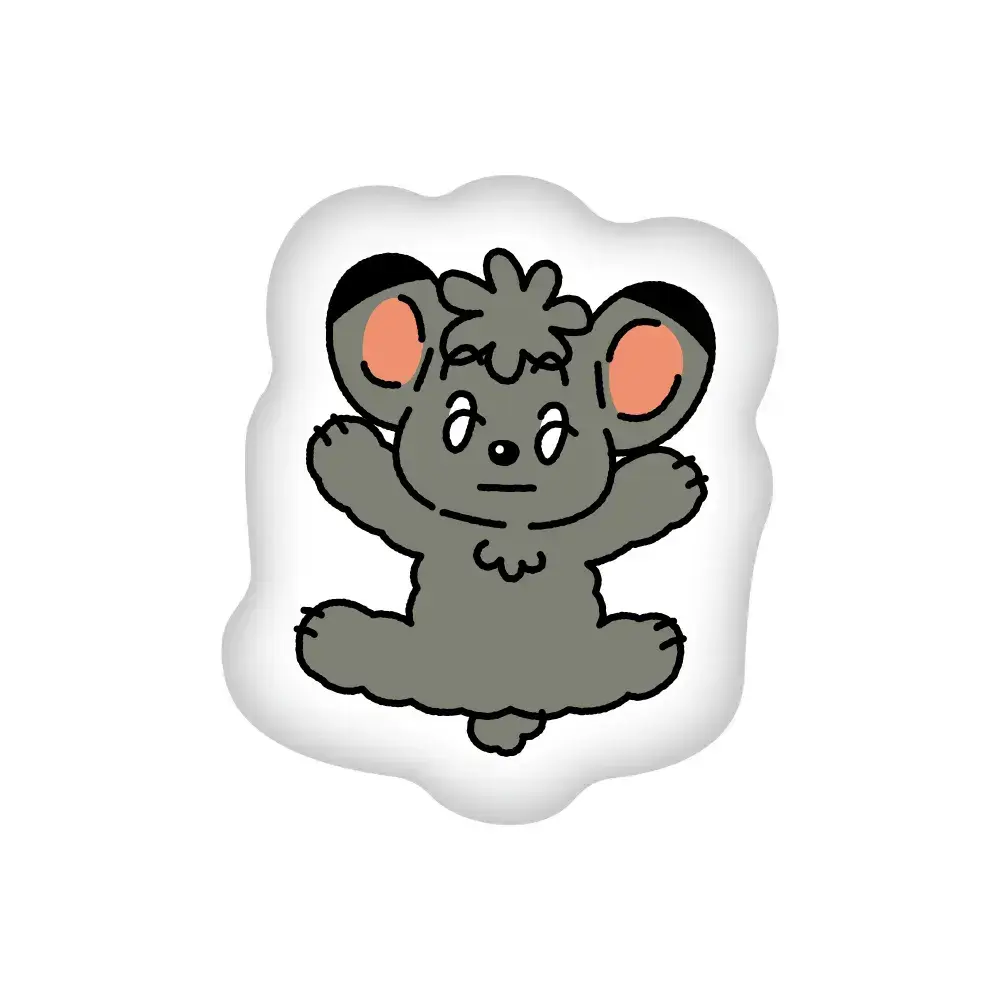 SIMBA イラストダイカットクッション