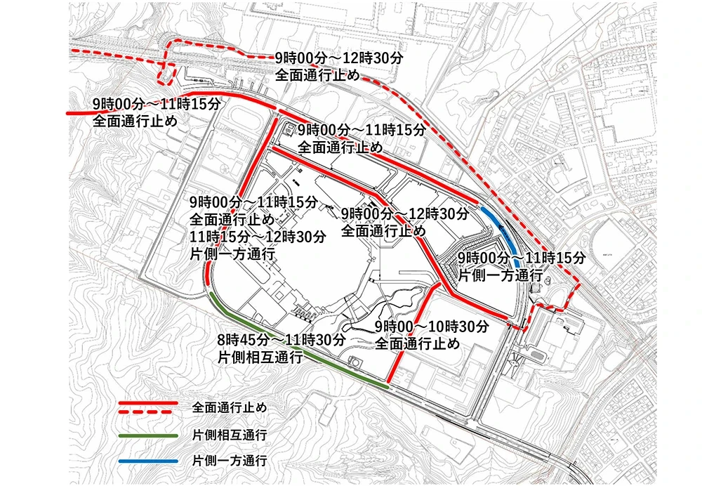 交通規制MAP