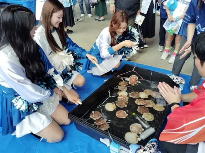 ほたて・秋鮭・昆布を見て触って学ぼう