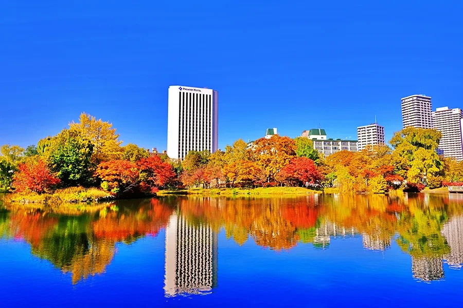 中島公園の紅葉